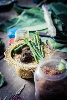 Traditional of betel nut set for Asia women, Thailand