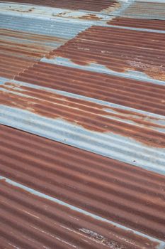 Grunge of zinc roof sheet background