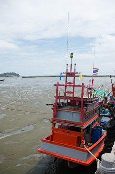 fishing boat station,rayong province, Thailand.