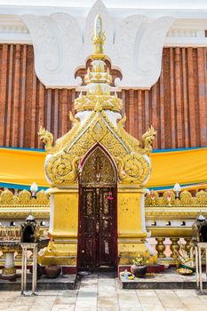 Phra That Phanom Pagoda in Temple Laotian Style of Chedi, Nakhon Phanom, Thailand.