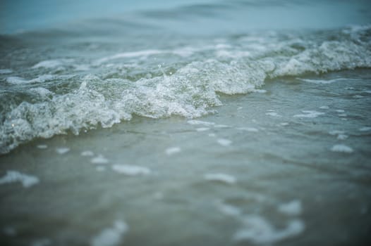 Closeup of sea wave