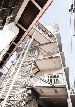 Architecture building and stair detail