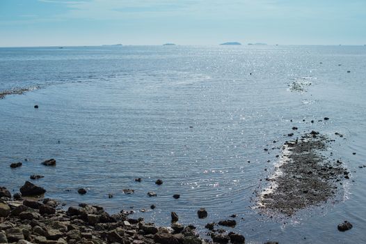 Beach and sea landscape, rayong province, Thailand