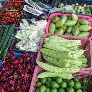 mixed of vegetable on market