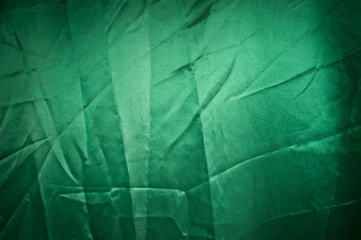 pattern background of green fabric