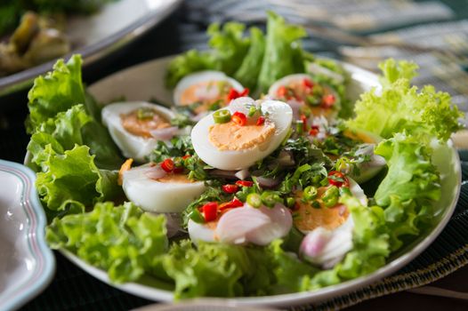 Yummy of egg, asian food style