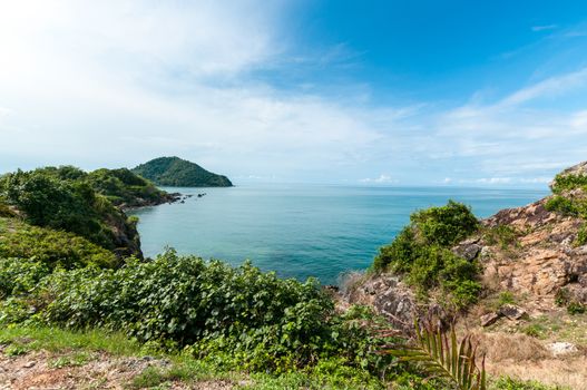 Landscape of ocean with Nang Phaya hill scenic point