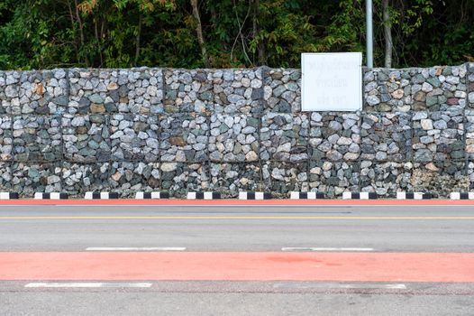 Pattern background of stone decorated