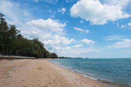 Landscape of beach or seashore