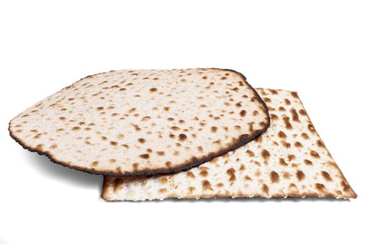 Isolated Round and Square Matzah Shmura Saved Jewish Pesach Tradition