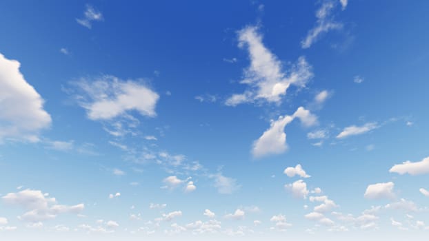 Cloudy blue sky abstract background, blue sky background with tiny clouds, 3d rendering

