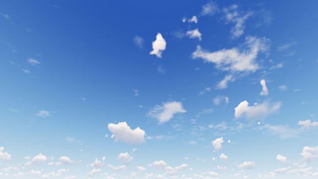 Cloudy blue sky abstract background, blue sky background with tiny clouds, 3d rendering

