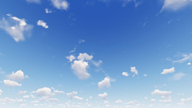 Cloudy blue sky abstract background, blue sky background with tiny clouds, 3d rendering

