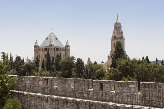 Two Curch in the old city of Jerusalem