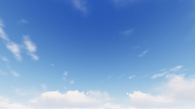 Cloudy blue sky abstract background, blue sky background with tiny clouds, 3d rendering

