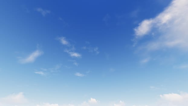 Cloudy blue sky abstract background, blue sky background with tiny clouds, 3d rendering

