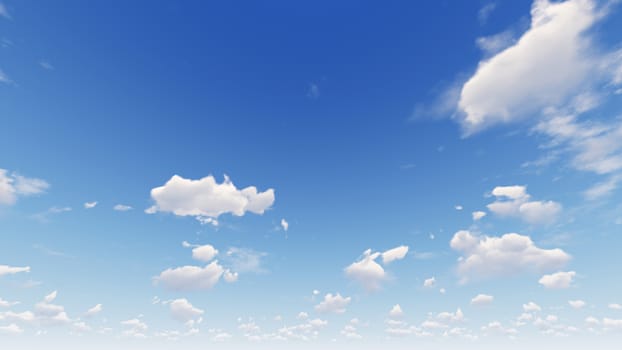 Cloudy blue sky abstract background, blue sky background with tiny clouds, 3d rendering

