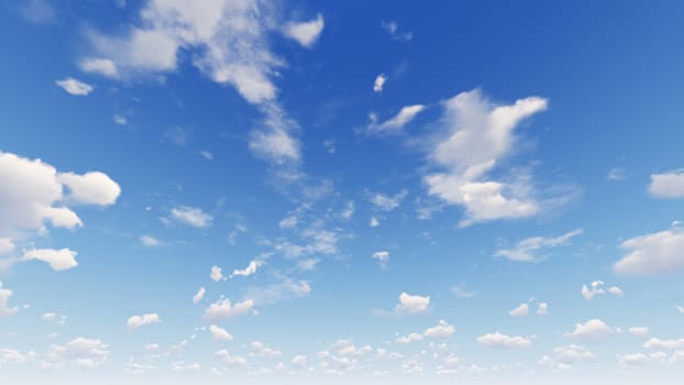 Cloudy blue sky abstract background, blue sky background with tiny clouds, 3d rendering

