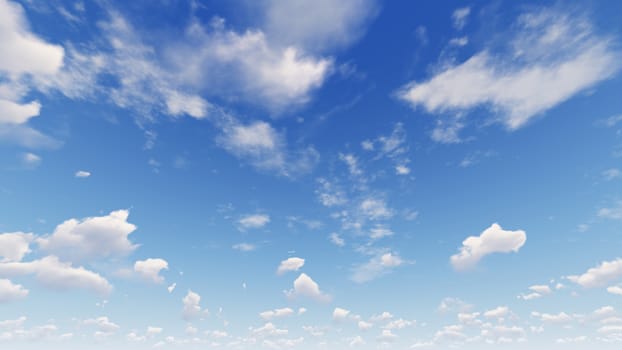 Cloudy blue sky abstract background, blue sky background with tiny clouds, 3d rendering

