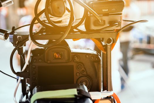 Film Crew. Behind the scenes