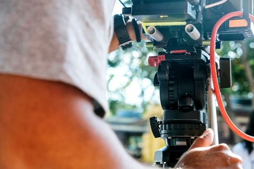 Film Crew. Behind the scenes