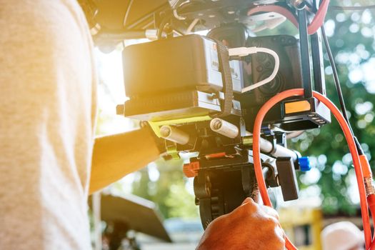 Film Crew. Behind the scenes