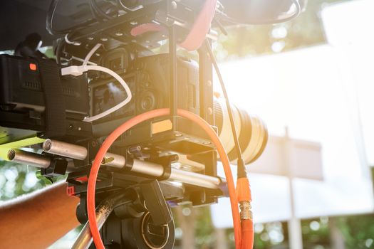 Film Crew. Behind the scenes