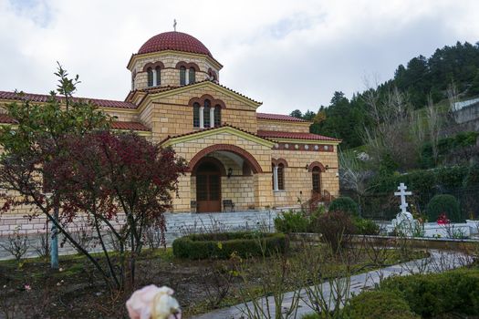 Christian orthodox monastery of the Virgin Mary in Malevi, Peloponnese, Greece. It is one of the most important monasteries in the Kynouria province.