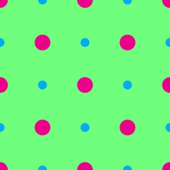 Seamless abstract vector pattern on the neon green background