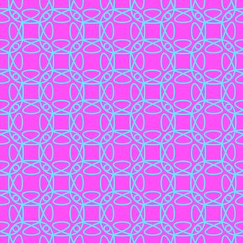 Seamless abstract vector pattern on the magenta background