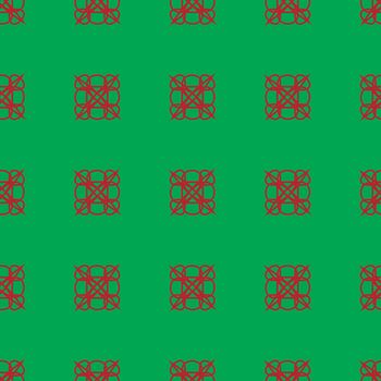 Seamless abstract vector pattern on the green background