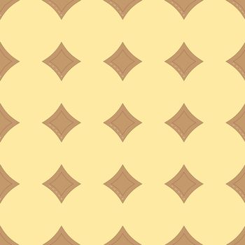 Seamless abstract vector pattern on the light yellow background