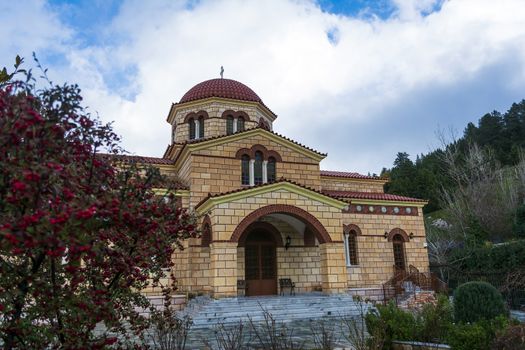Christian orthodox monastery of the Virgin Mary in Malevi, Peloponnese, Greece. It is one of the most important monasteries in the Kynouria province.