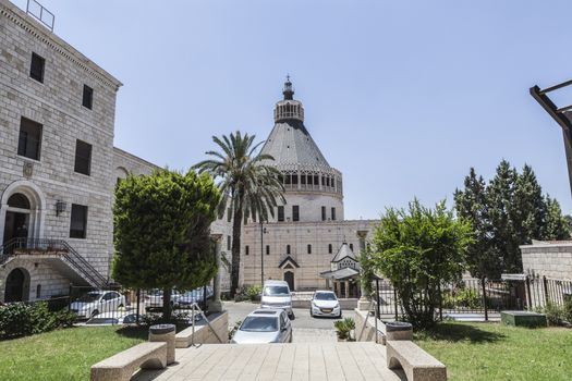 Image of a beautiful building and clear blue sky