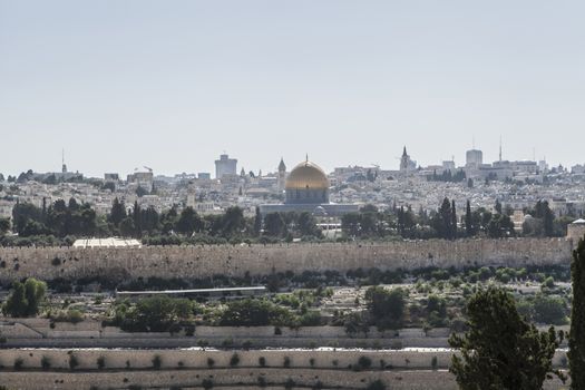 Beautiful picture of a Jerusalem old city in Israel