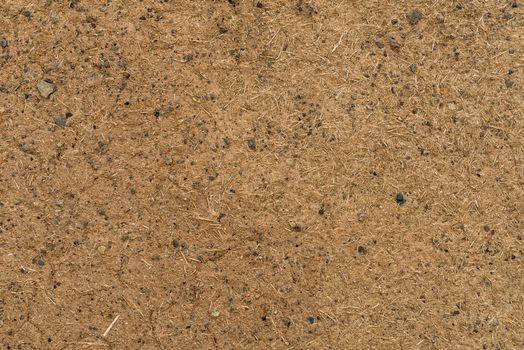 Close-up of the wall of a mud and straw building in the Tankwa Karoo in the Northern Cape Province