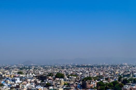 Panoramic landscape view famous of Mumbai City, Maharashtra, India