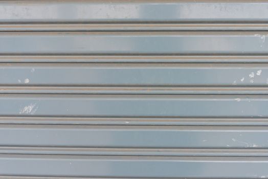 Zoom shot of Steel shutters for background.