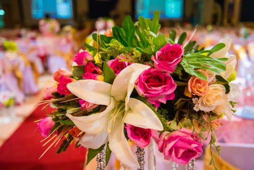 A bouquet of colorful flowers, beautiful flowers background.