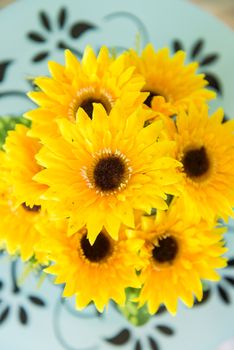 Flowers used to decorate on a table