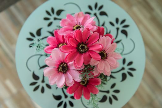 Flowers used to decorate on a table