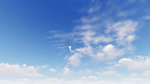 Cloudy blue sky abstract background, blue sky background with tiny clouds, 3d rendering

