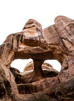 Skull Arch in Fiery Furnace in Arches National Park, Utah