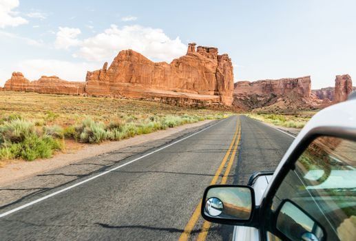 Tourism in Arches National Park, Utah
