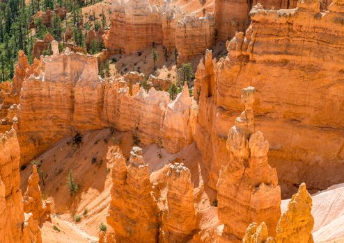 View of Bryce Amphitheater from Sunrise Point of Bryce Canyon National Park, Utah