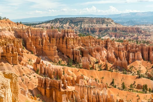 View of Bryce Amphitheater from Sunrise Point of Bryce Canyon National Park, Utah