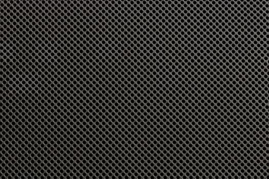 Texture of dirty on black metal grate wall, abstract pattern background