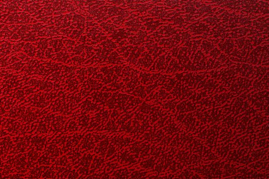 Texture of dirty on old red leather sheet, abstract background