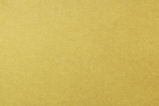 Texture of rough gold recycle paper sheet, abstract background