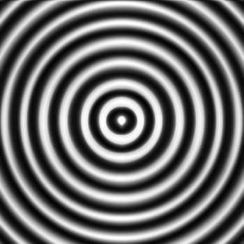 Abstract background, blurred gray sound waves oscillating